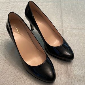 Cole Haan, Black Patent Leather Pumps. 4” Heels, 8B